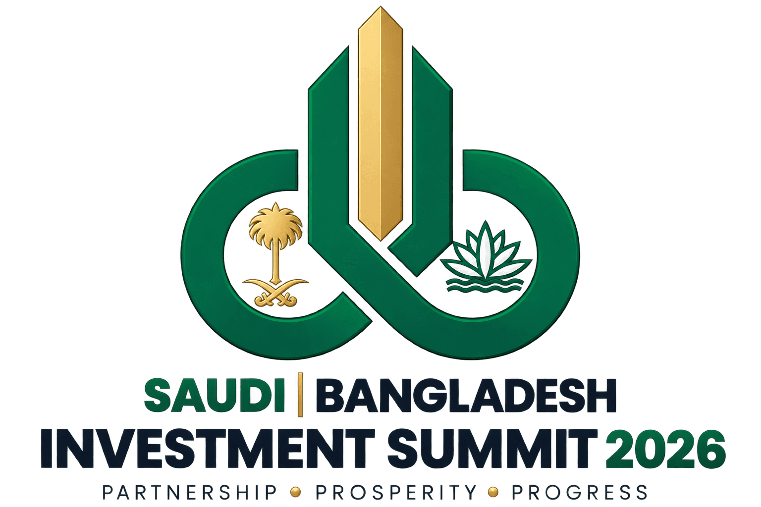 Saudi–Bangladesh Investment Summit 2026 emblem